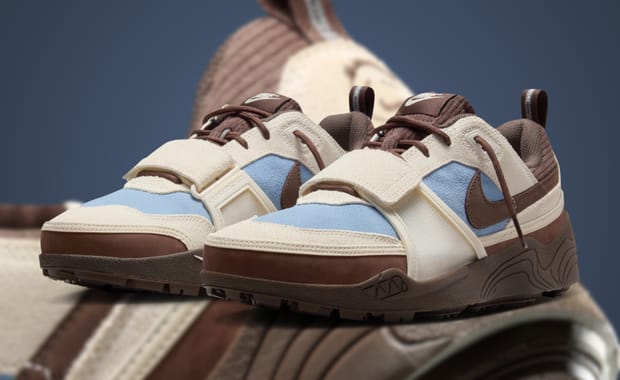 Where to Buy the Travis Scott x Nike Zoom Field Jaxx Pale Ivory Leche Blue