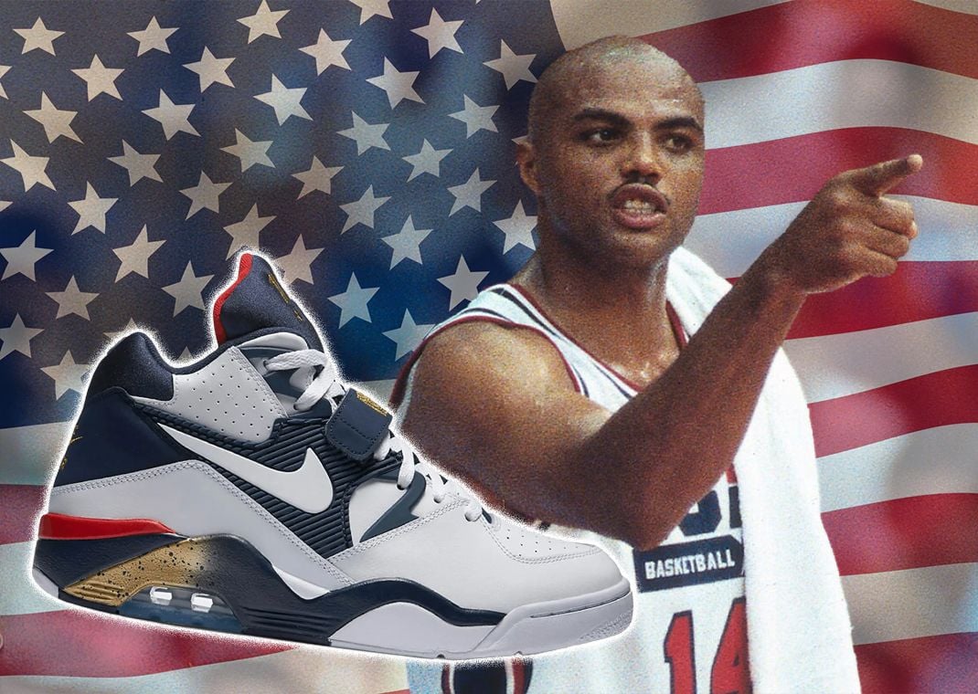 Charles Barkley in the Nike Air Force 180