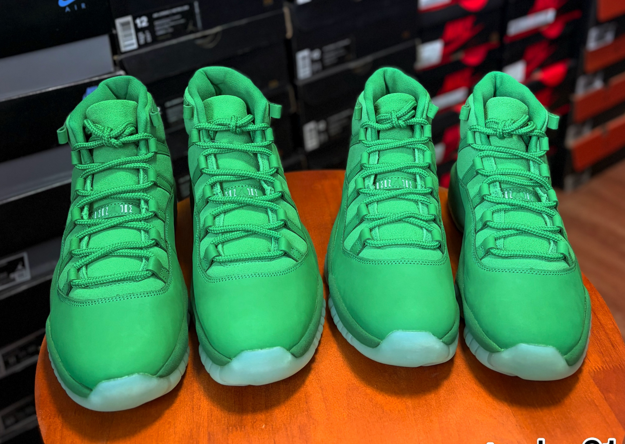 Air Jordan 11 Retro Green Screen