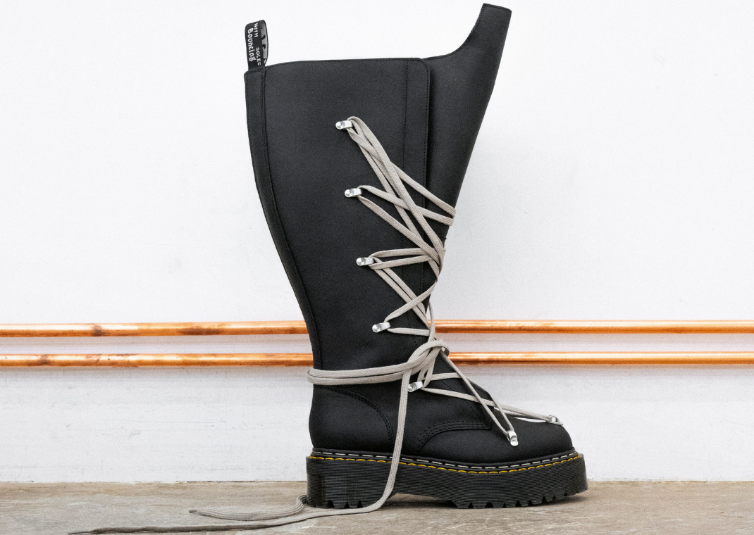 Rick Owens x Dr. Martens 1B60 Pentalace - Lateral