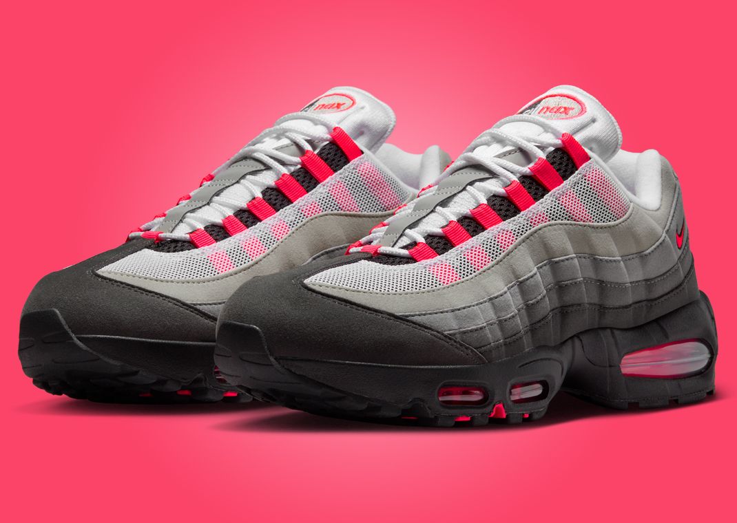 Nike has a Second Air Max 95 Big Bubble in Solar Red Hitting