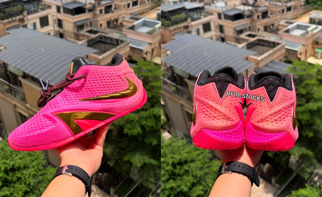 Check out In-Hand Previews of the Pink Nike Ja 4 Rise