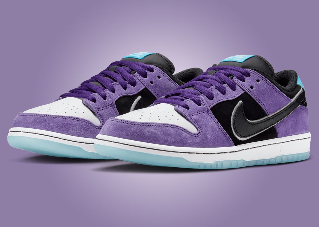 スニーカー Nike x Hayley Wilson SB Dunk Low Pro Black and Court Purple Nike SB Dunk Low Pro x Hayley Wilson 'Black and Court Purple