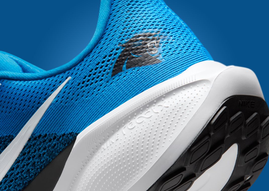 NFL x Nike Pegasus 41 Carolina Panthers Heel Detail
