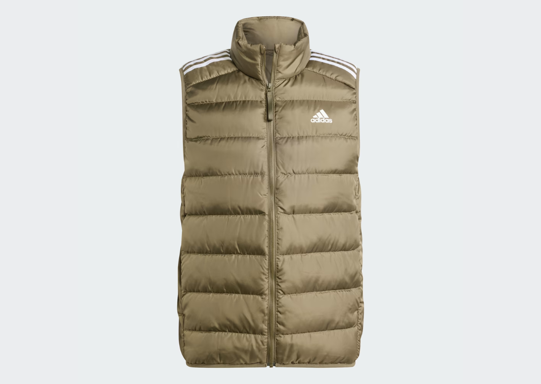 adidas Essentials 3-Stripes Light Down Vest Product Shots