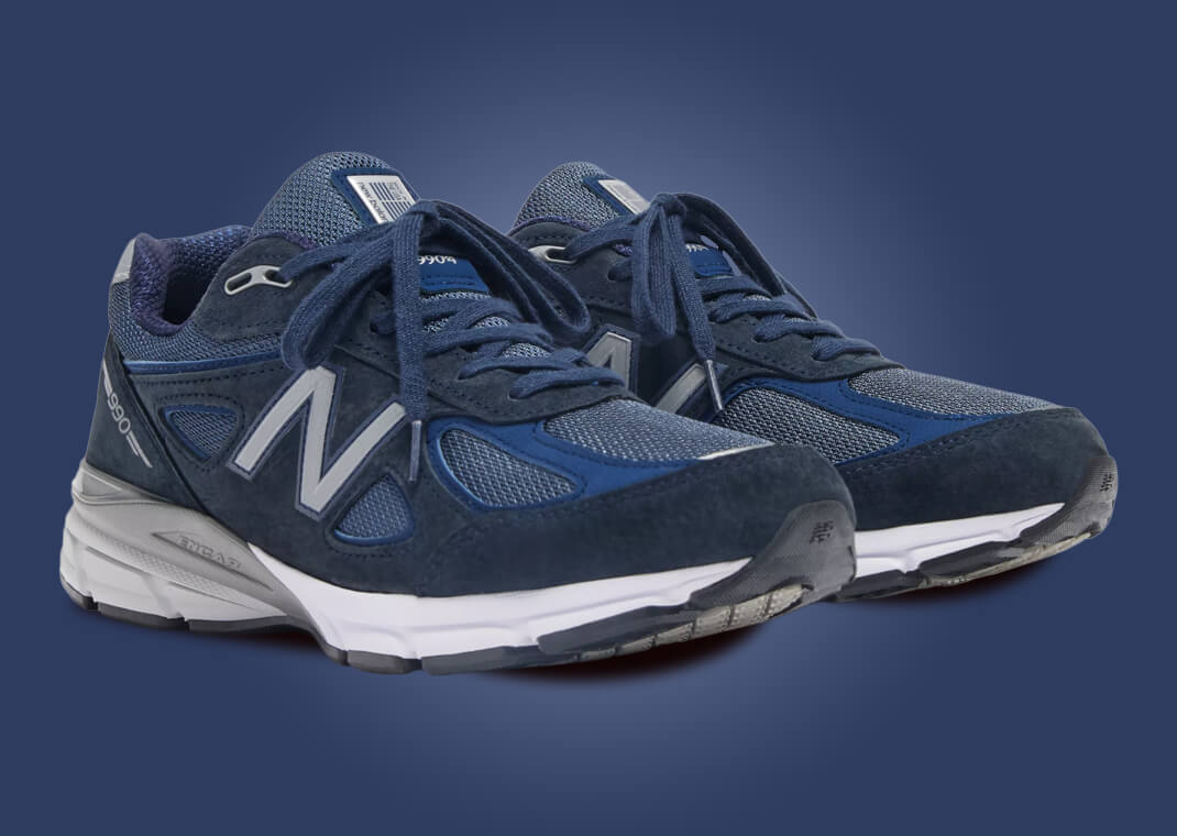 The New Balance 990v4 Made in USA Goes Timeless in Navy