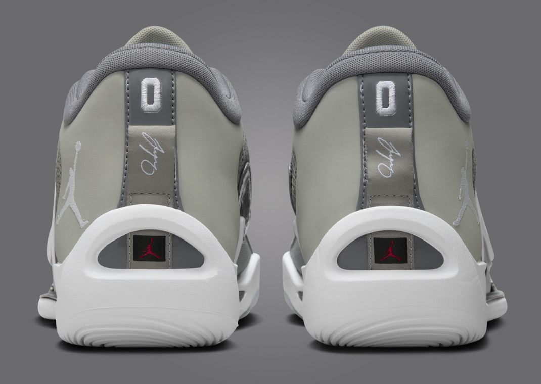 Jordan Tatum 1 Cool Grey Heel
