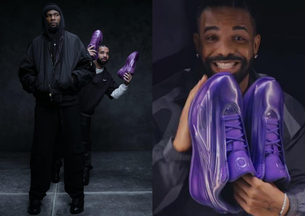 Drake Nike KD 19 Field Purple Commercial
