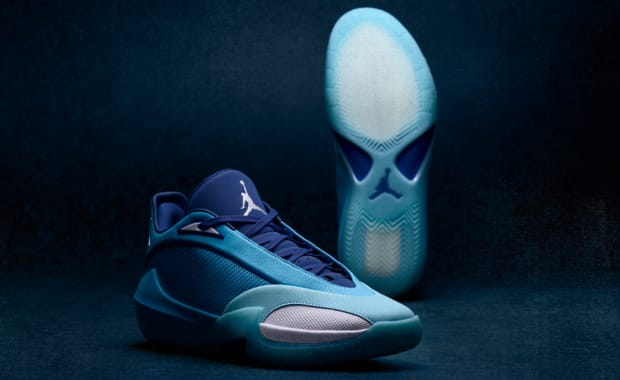 The Jordan Triangle is Jumping Out the Gym in Baltic Blue