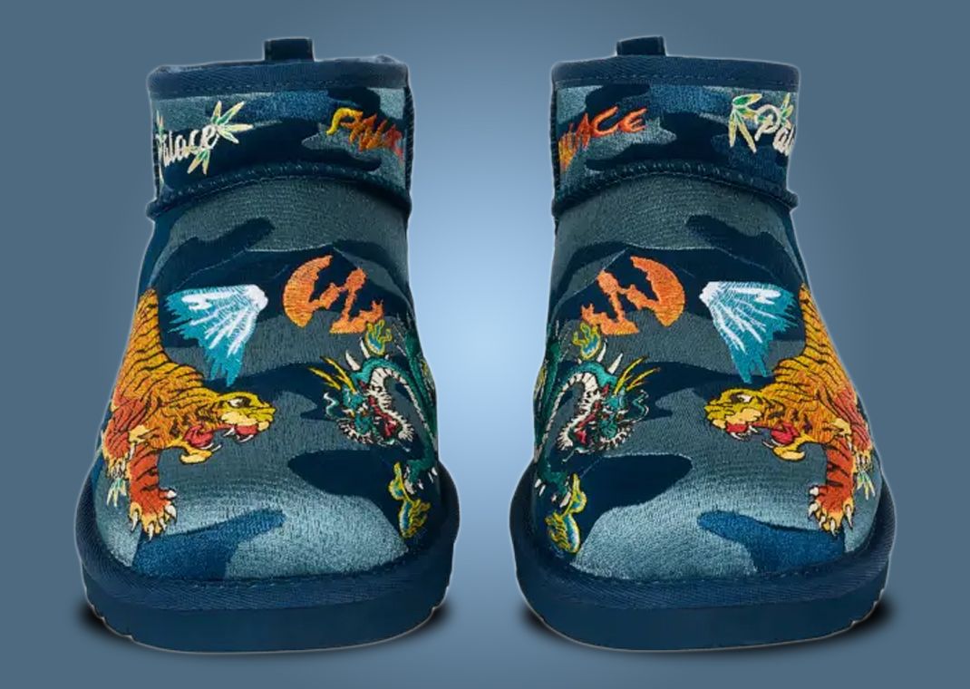 Palace x UGG Mini Boot Navy Camo Toe