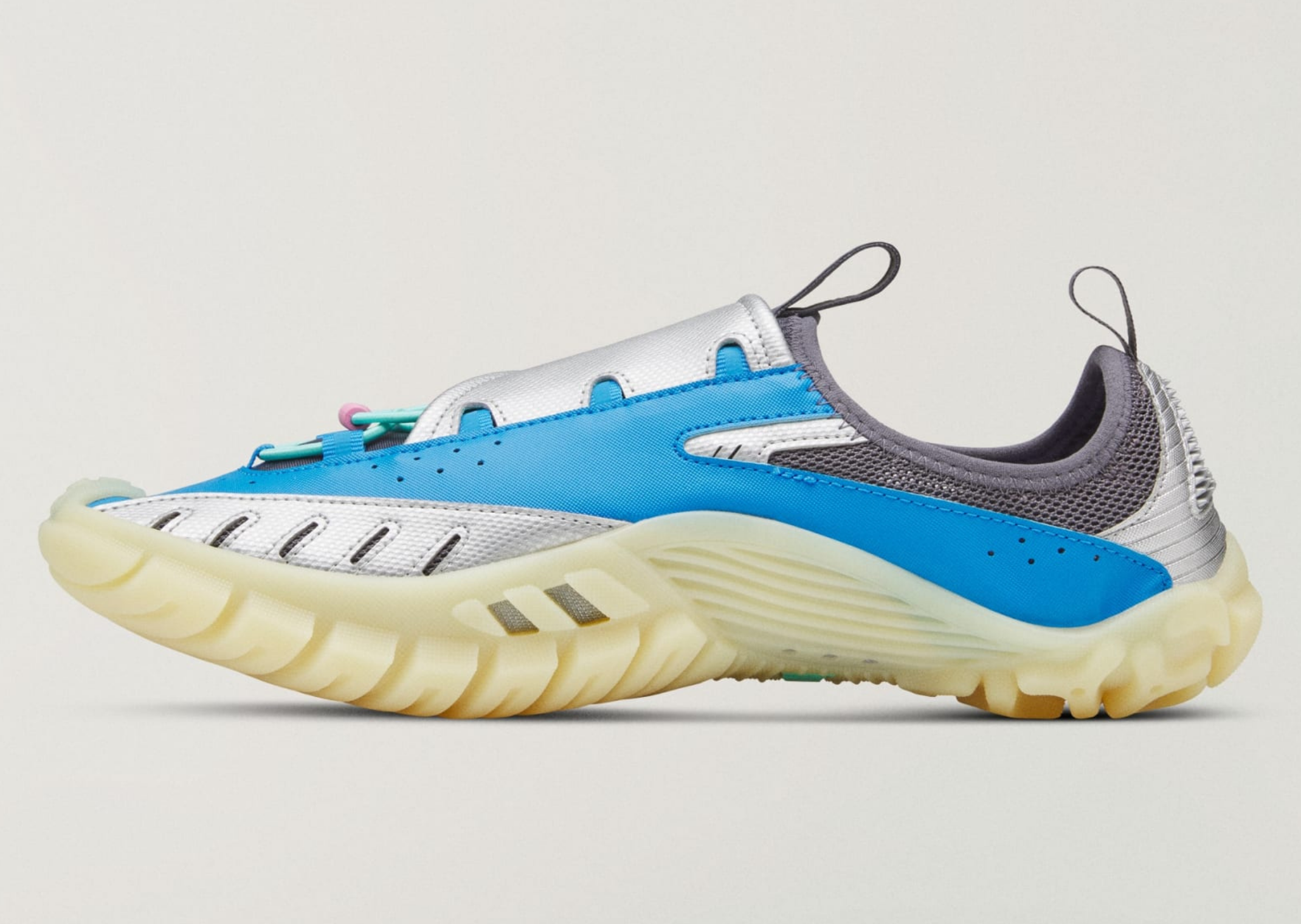 Pharrell Williams x adidas VIRGINIA Watermoc Blue - Medial