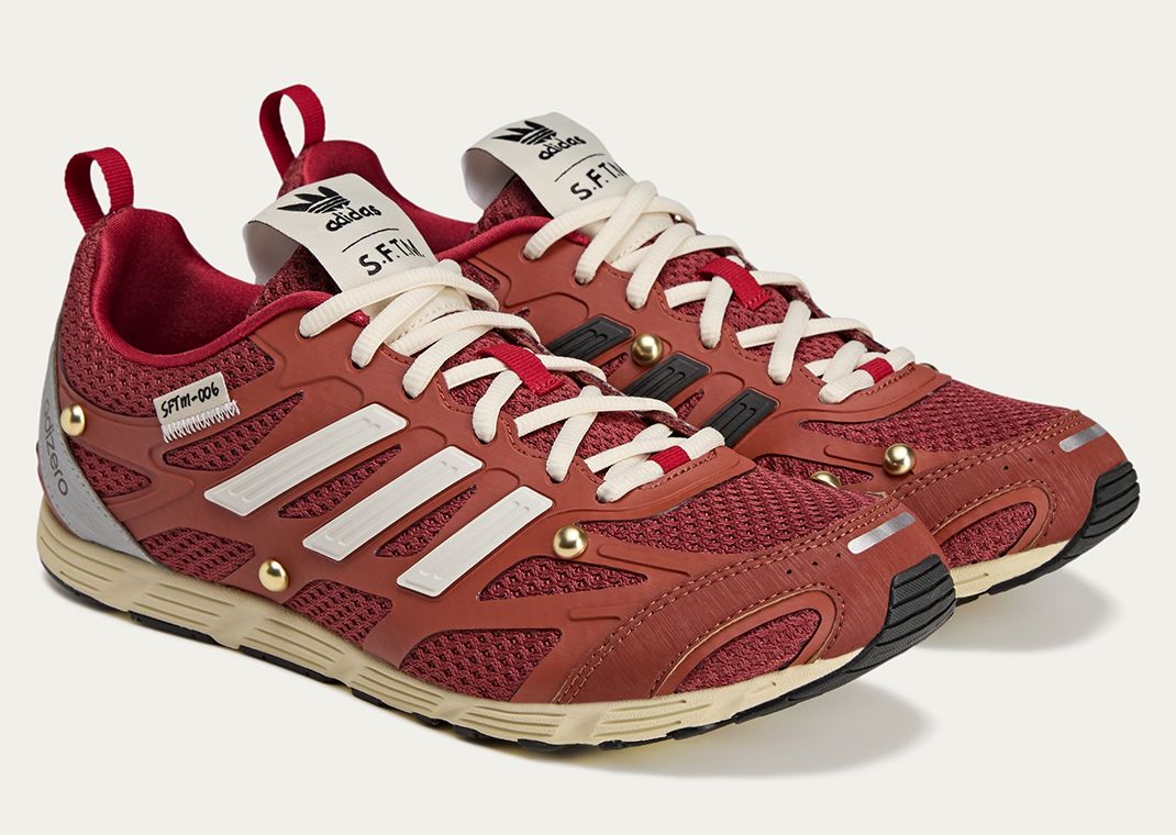 SFTM x adidas adizero PR Red (W) Angle