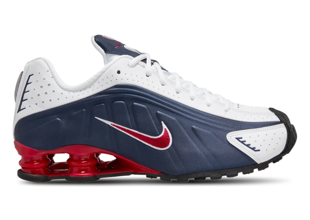 Nike Shox R4 Navy Gym Red