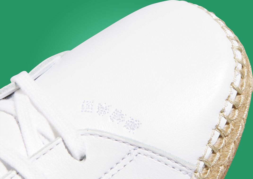 CLOT x adidas Stan Smith Espadrille White Green Toe Detail