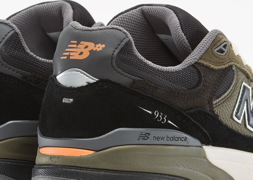 New Balance Numeric Andrew Reynolds 933 Black Olive