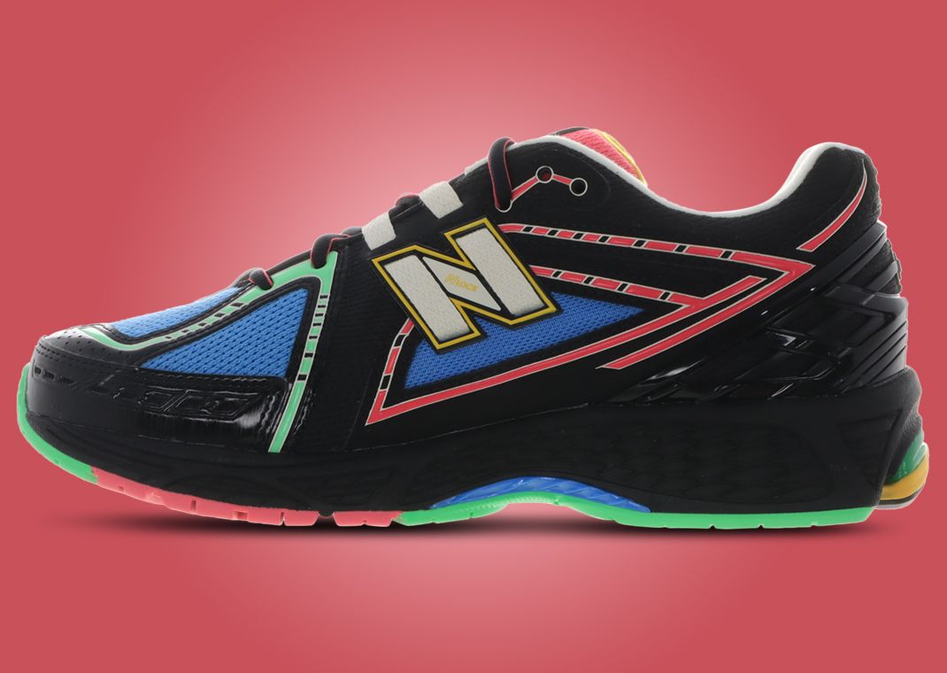 New Balance 1906R Black Pink Blue - Medial