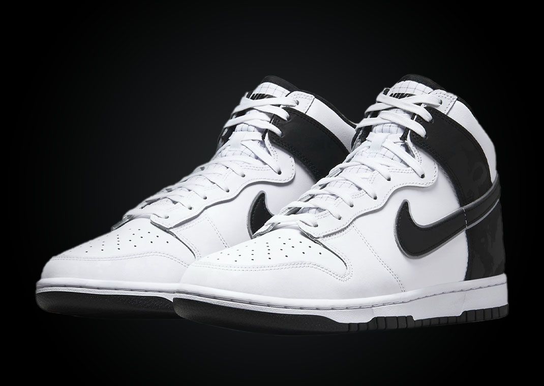 Nike Dunk High "Grid Tongue" White Black