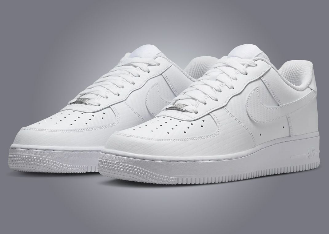 Nike Air Force 1 Low White Carbon Fiber