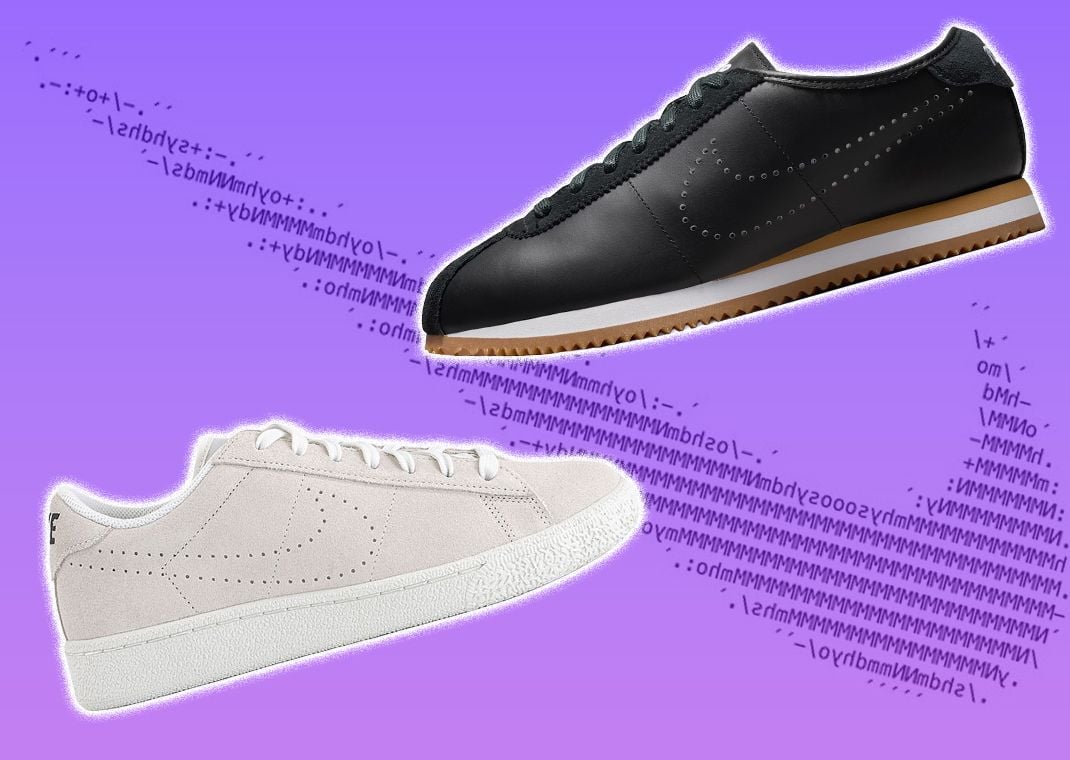 Perforated Swoosh