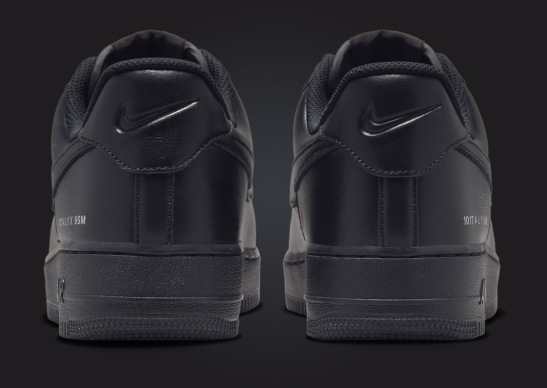 1017 ALYX 9SM x Nike Air Force 1 Low SP Black Back
