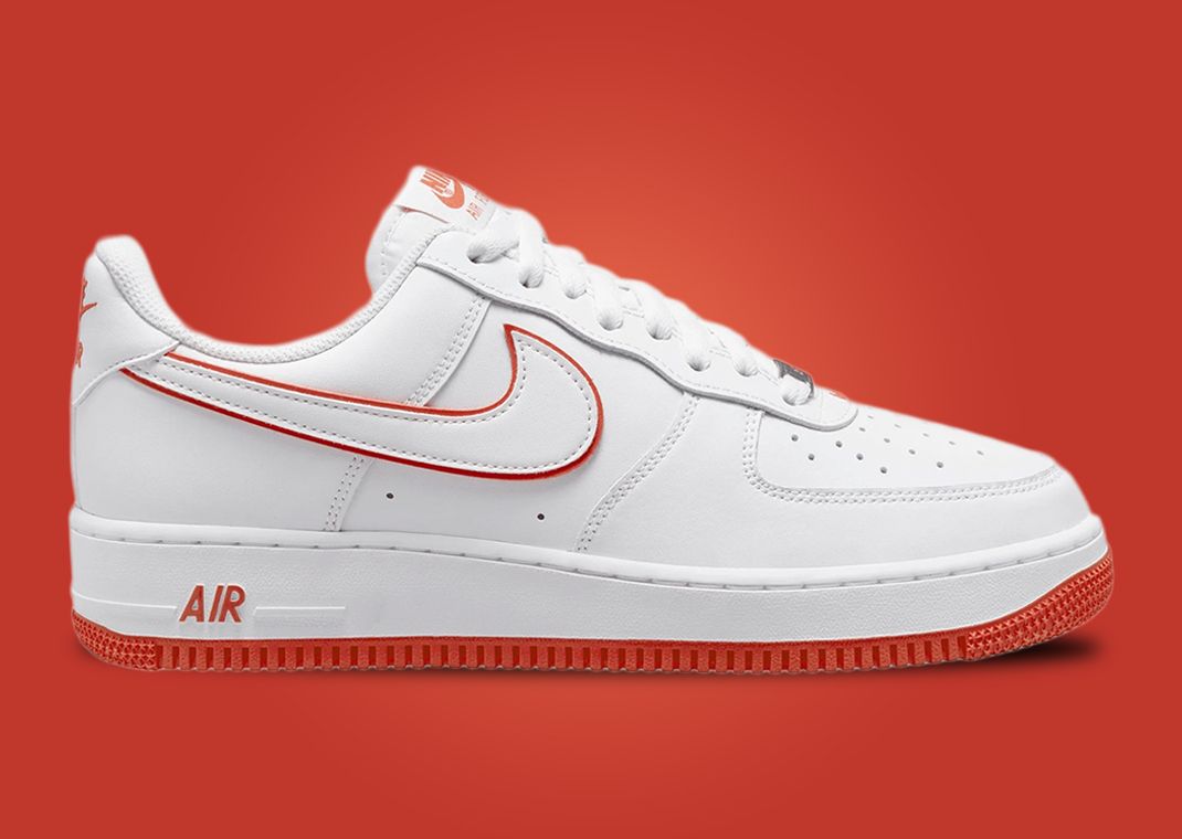 Nike Air Force 1 Low White Picante Red
