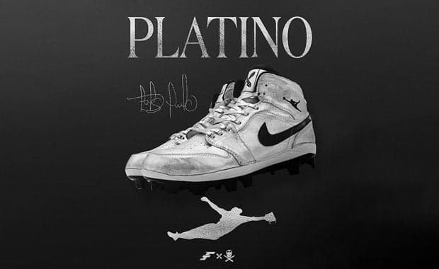 Air Jordan 1 Mid Cleat Platino Fernando Tatis Jr PE