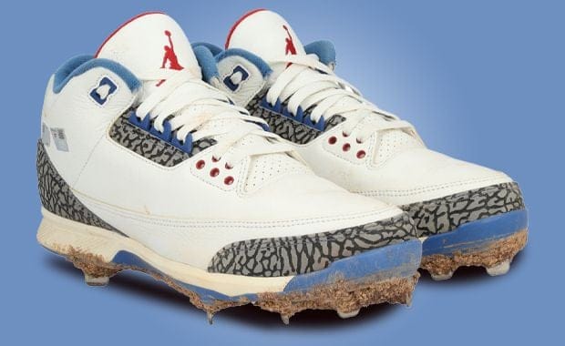 Fanatics is Selling a Mookie Betts Game-Used Air Jordan 3 Retro Jackie Robinson Cleat