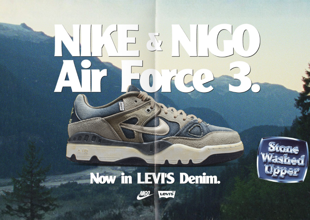 Levi's x NIGO x Nike Air Force 3 Collection