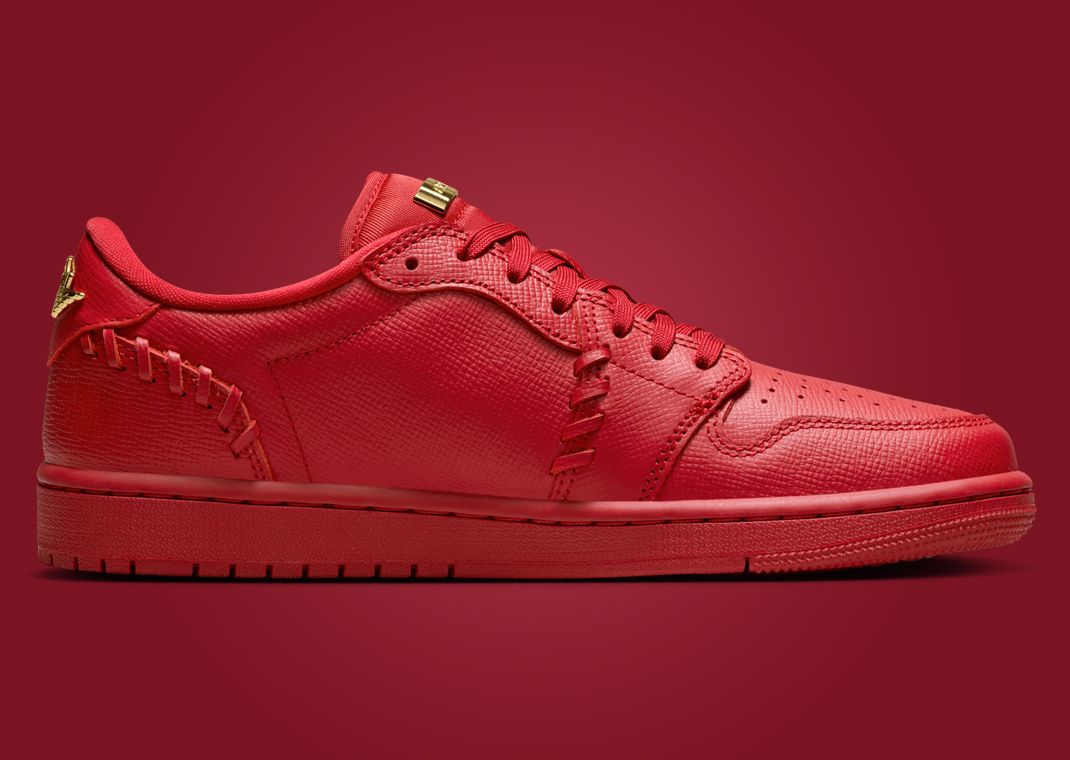 The Air Jordan 1 MM Low Gym Red Metallic Gold Releases July 2024