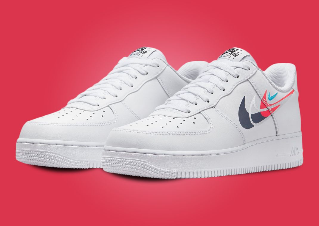 Nike Air Force 1 Low Quadruple Swoosh White