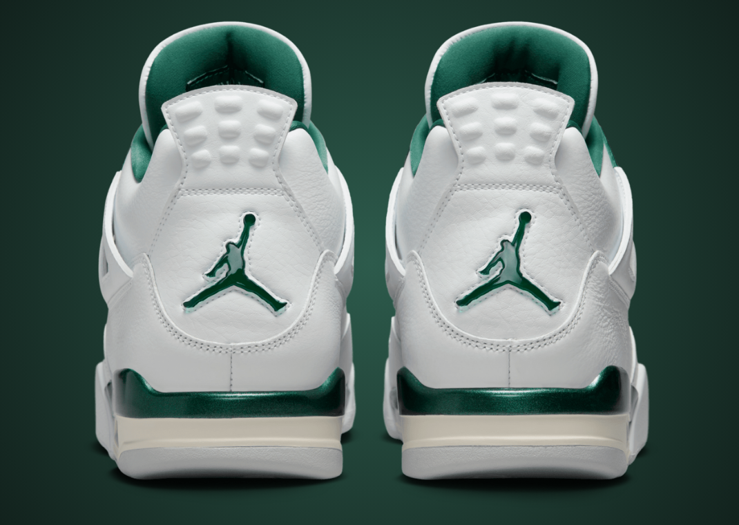 Air Jordan 4 Retro Oxidized Green Heel