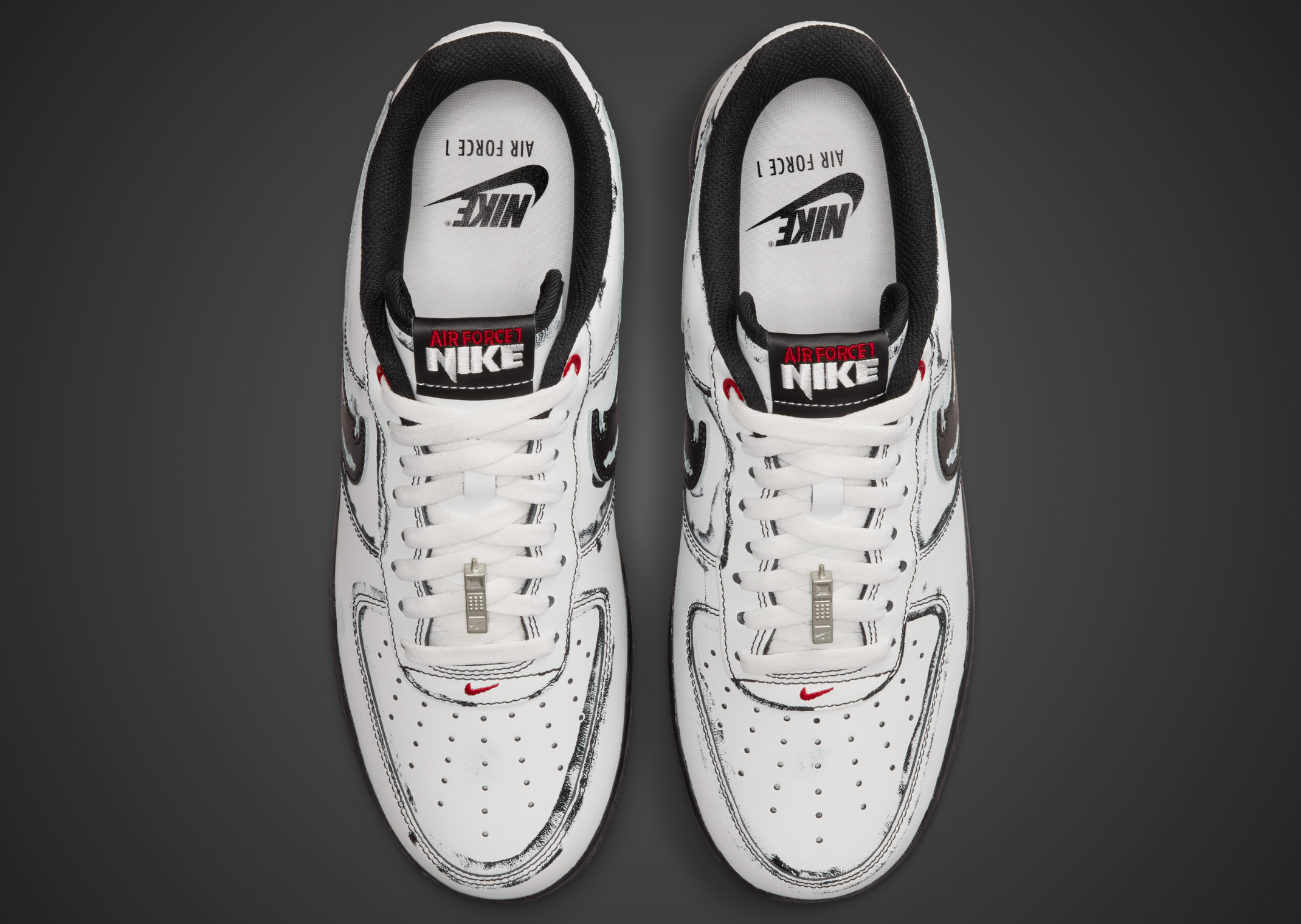 Nike Air Force 1 Low Scream Official Look - Top
