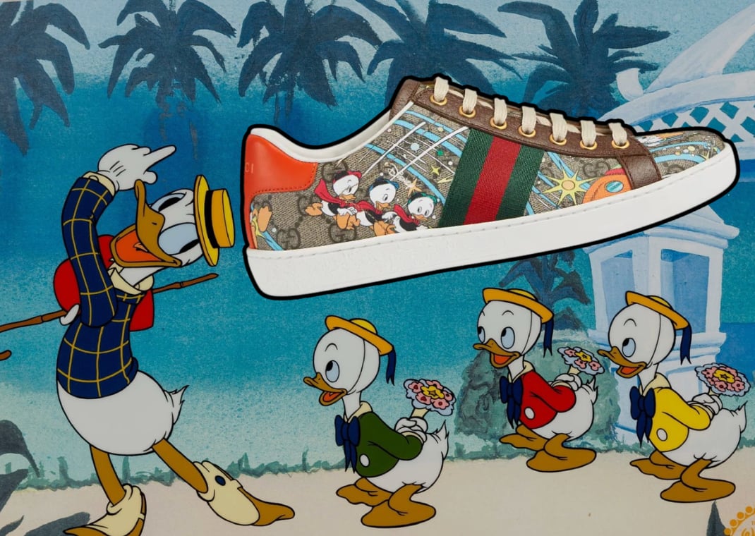 Disney x Gucci Ace Huey, Dewey