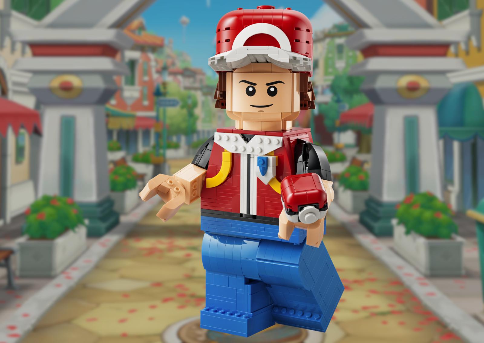 Up-Scaled Trainer Red Minifigure