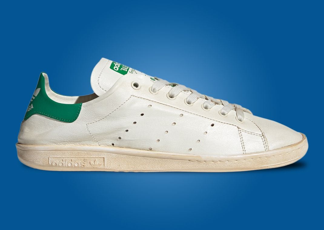 Balenciaga x adidas Destroyed Stan Smith Off White Green Lateral