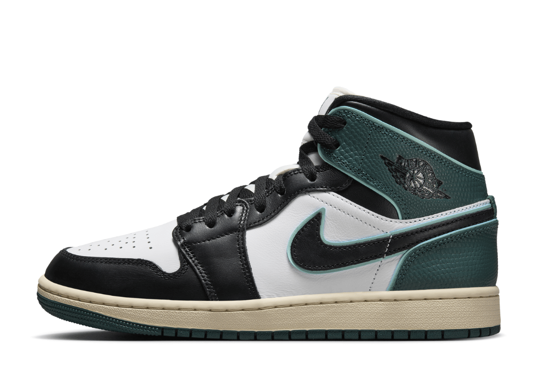 Air Jordan 1 Mid SE White Oxidized Green (W)