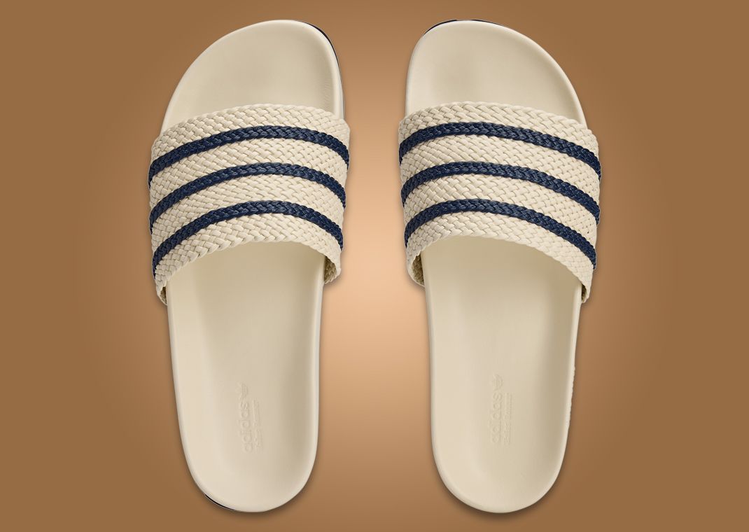 Wales Bonner x adidas Adilette Wonder White Top