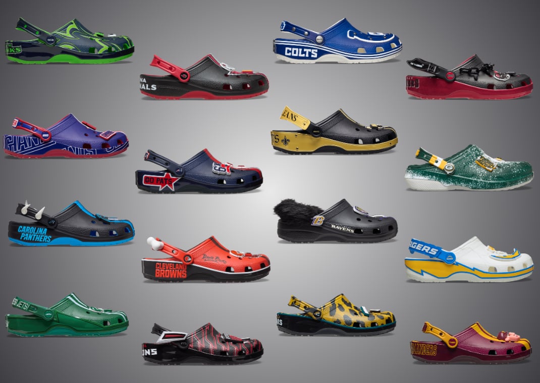 NFL x Crocs Collection Spring 2026
