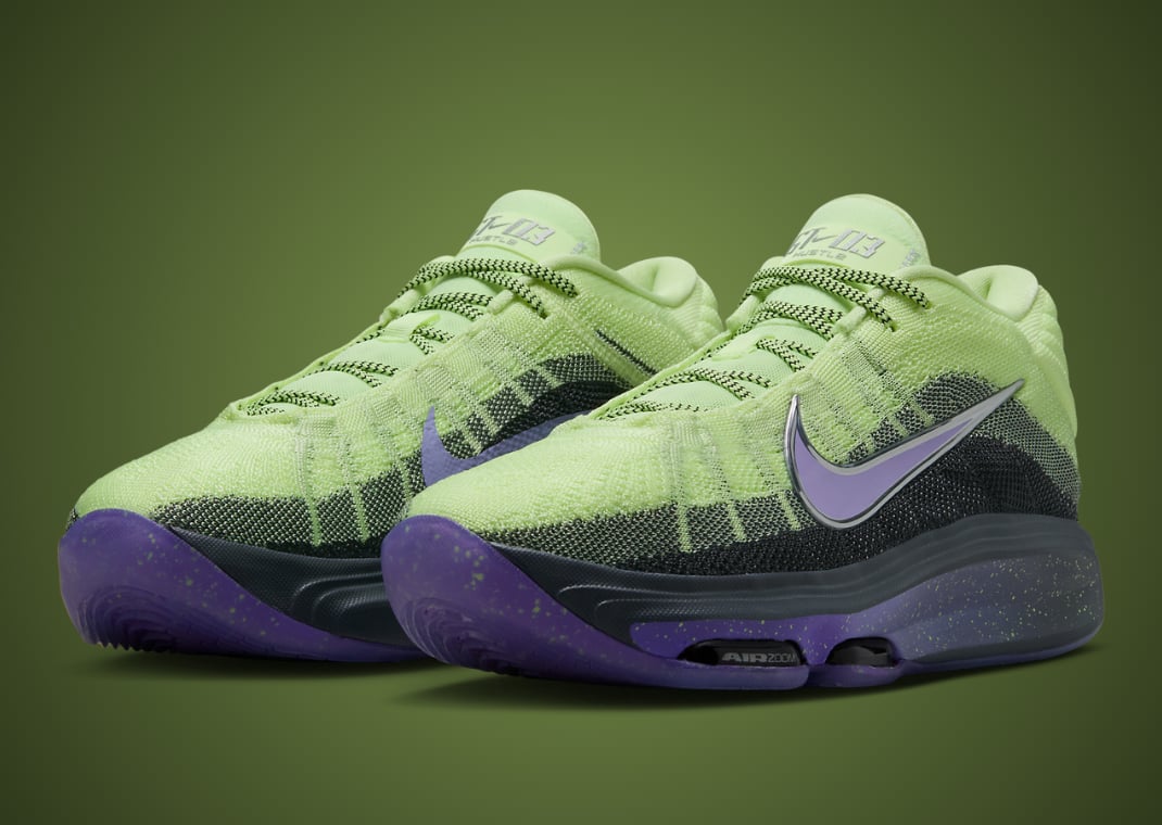 Victor Wembanyama x Nike GT Hustle 3 Barley Volt Purple Agate