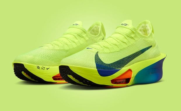 The Nike Air Zoom Alphafly NEXT% 3 Volt Releases April 2024