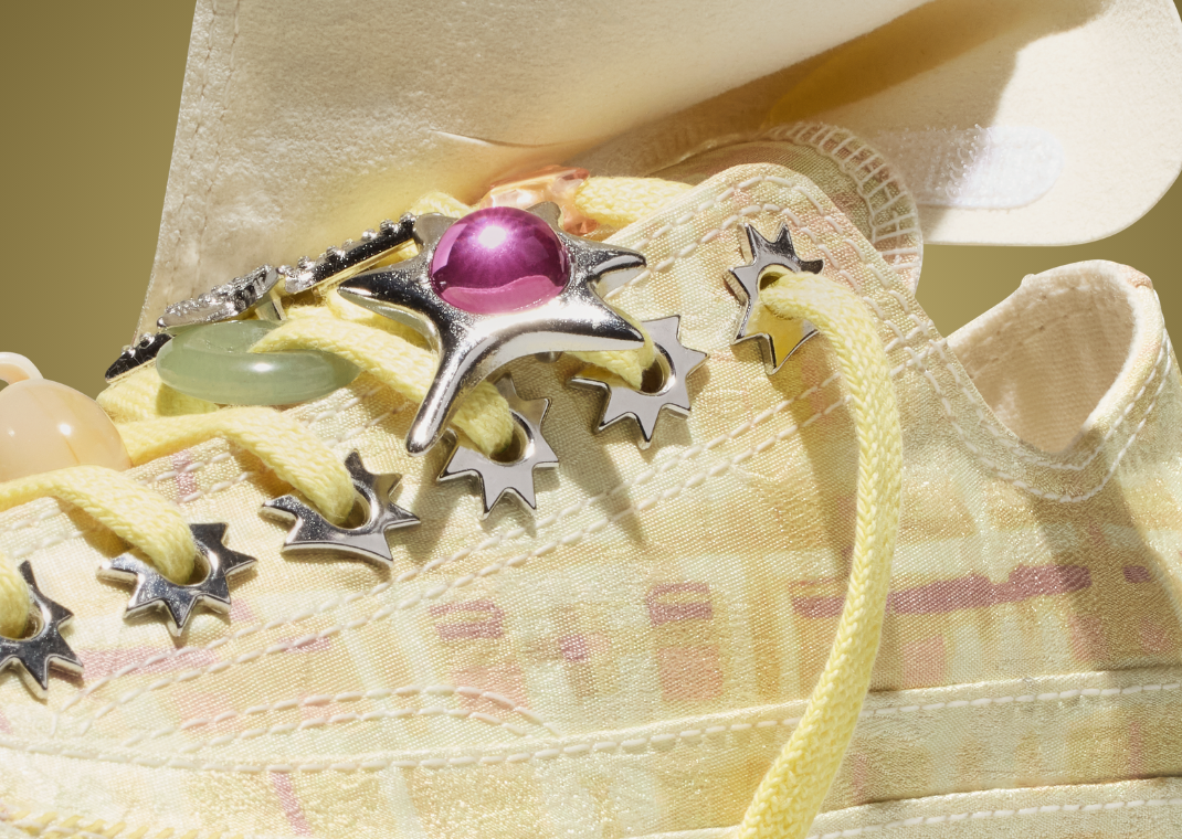 Collina Strada x Converse Chuck Taylor Ox Yellow Detail