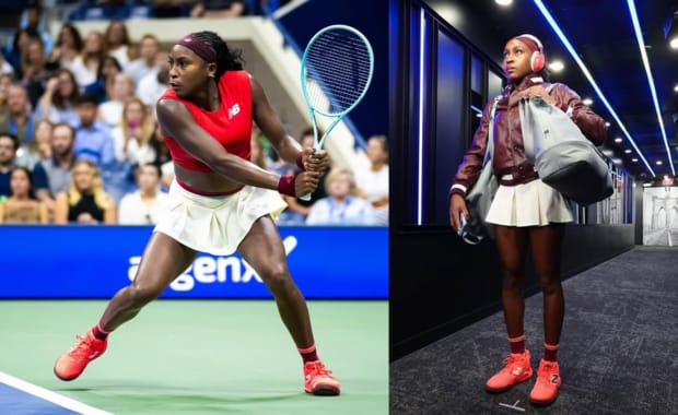 Coco Gauff Won Her First Round U.S. Open Match in this Custom New Balance Kit