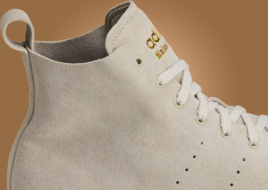 Wales Bonner x adidas Superstar Hi Mist Stone Detail
