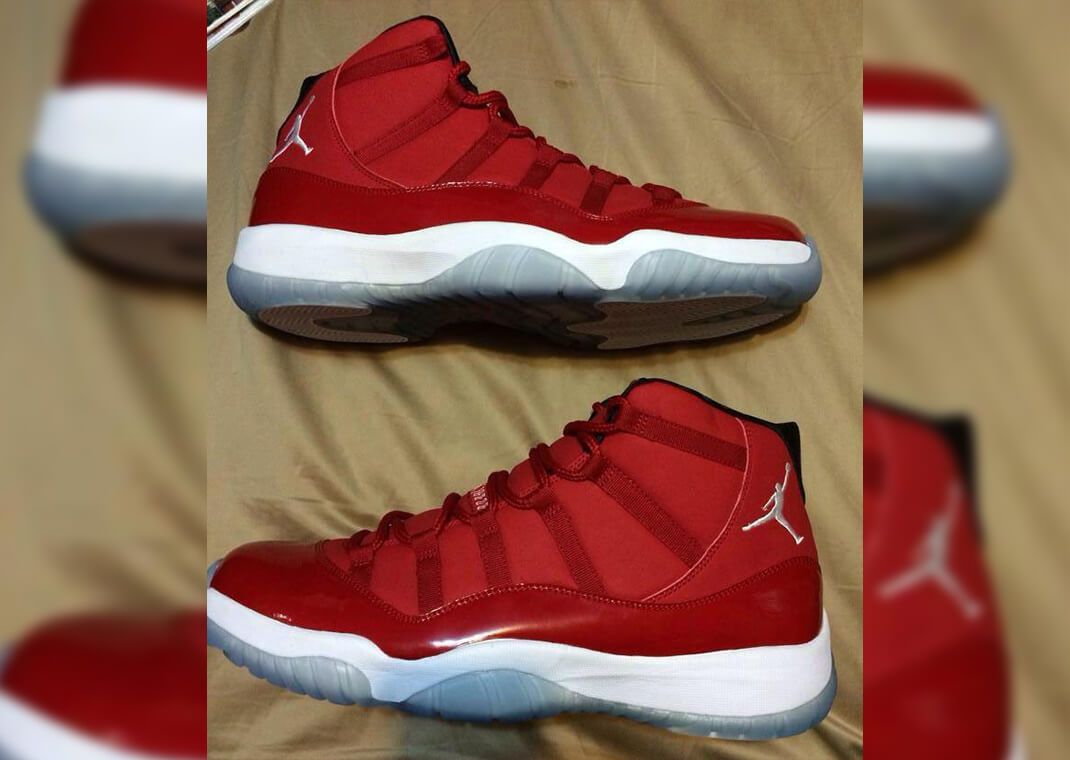 Air Jordan 11 Retro Red PE (image via 