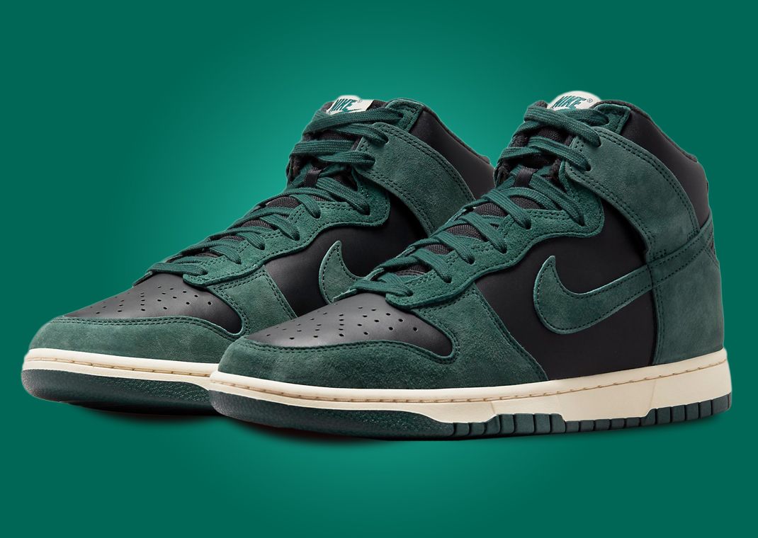 Nike Dunk High Premium Black Faded Spruce