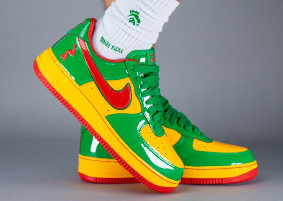 Lil Yachty x Nike Air Force 1 Low on foot