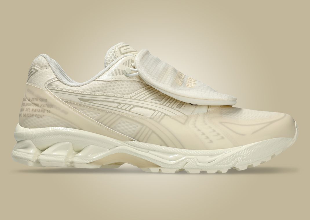 SBTG x Limited Etd x Asics Gel-Kayano 14 Monsoon Patrol Cream Lateral