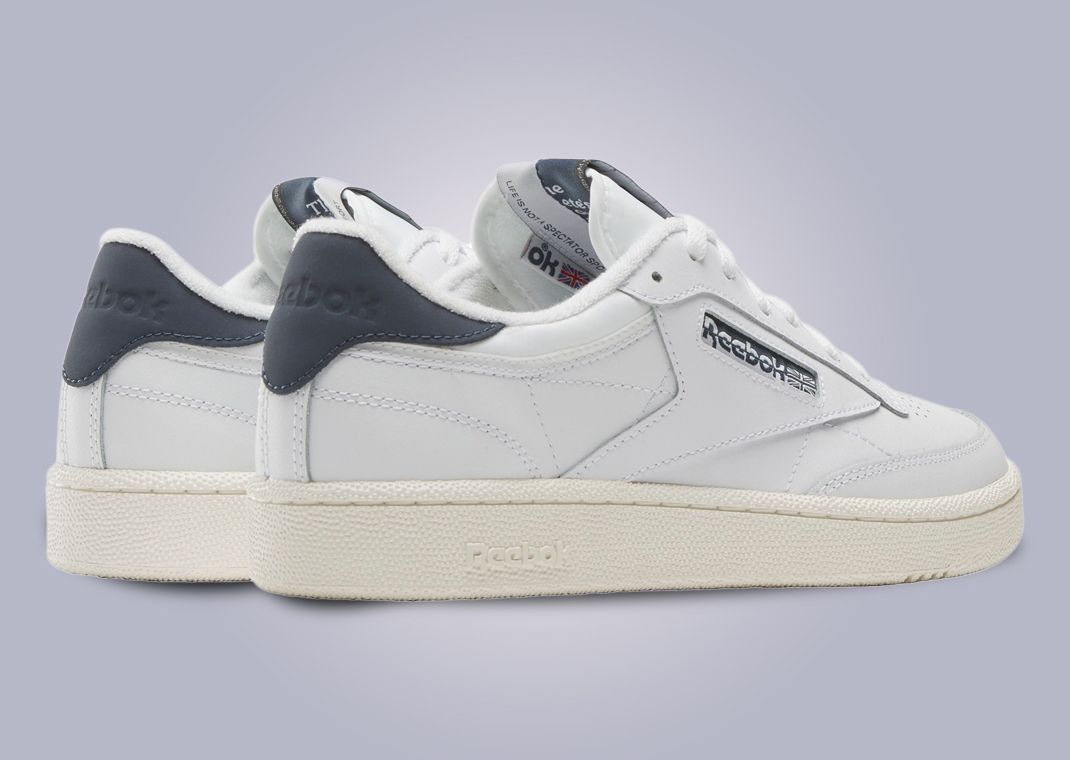 Reebok Club C 85 What Makes You Footwear White Heel Angle