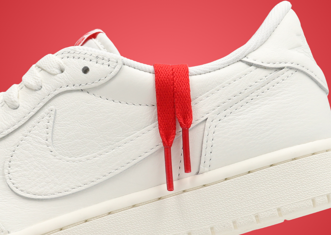 Air Jordan 1 Retro Low OG Sail side and laces