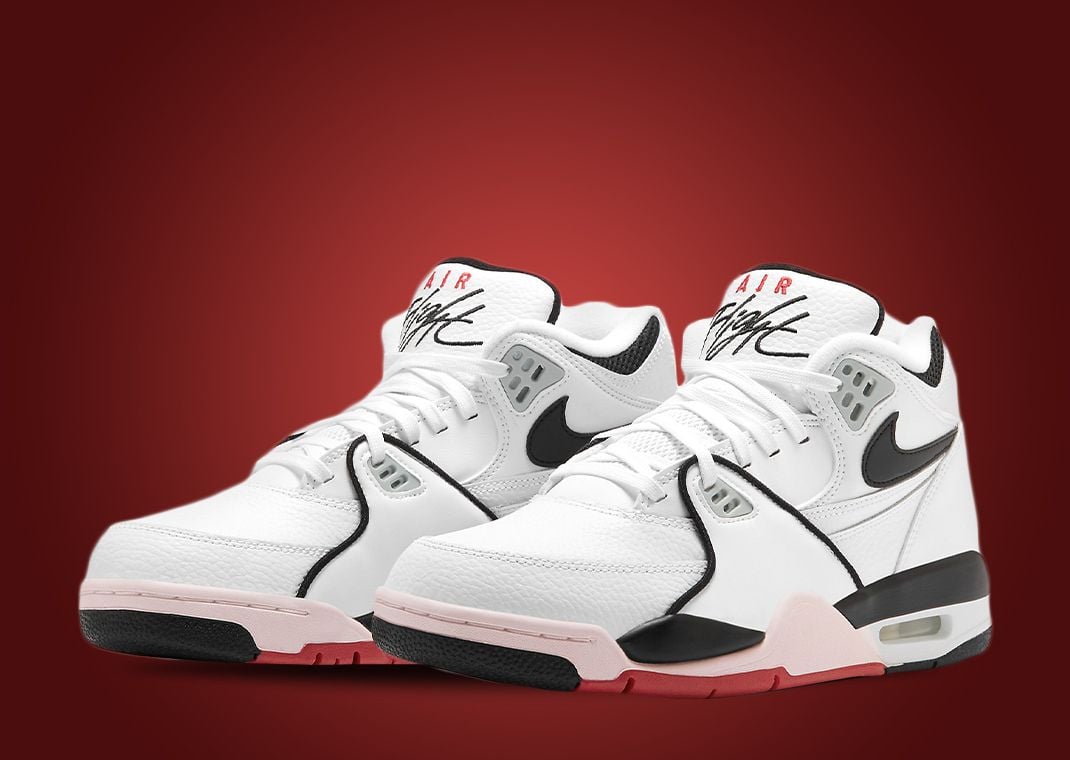 Nike Air Flight 89 White Black Red